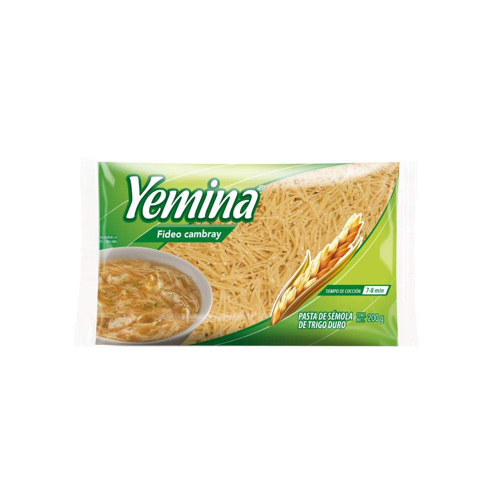 Sopa de pasta Yemina Fideo Cambray 200 g