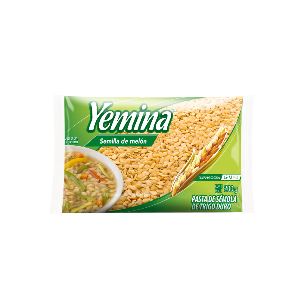 Sopa de pasta Yemina Semilla de Melón 200 g