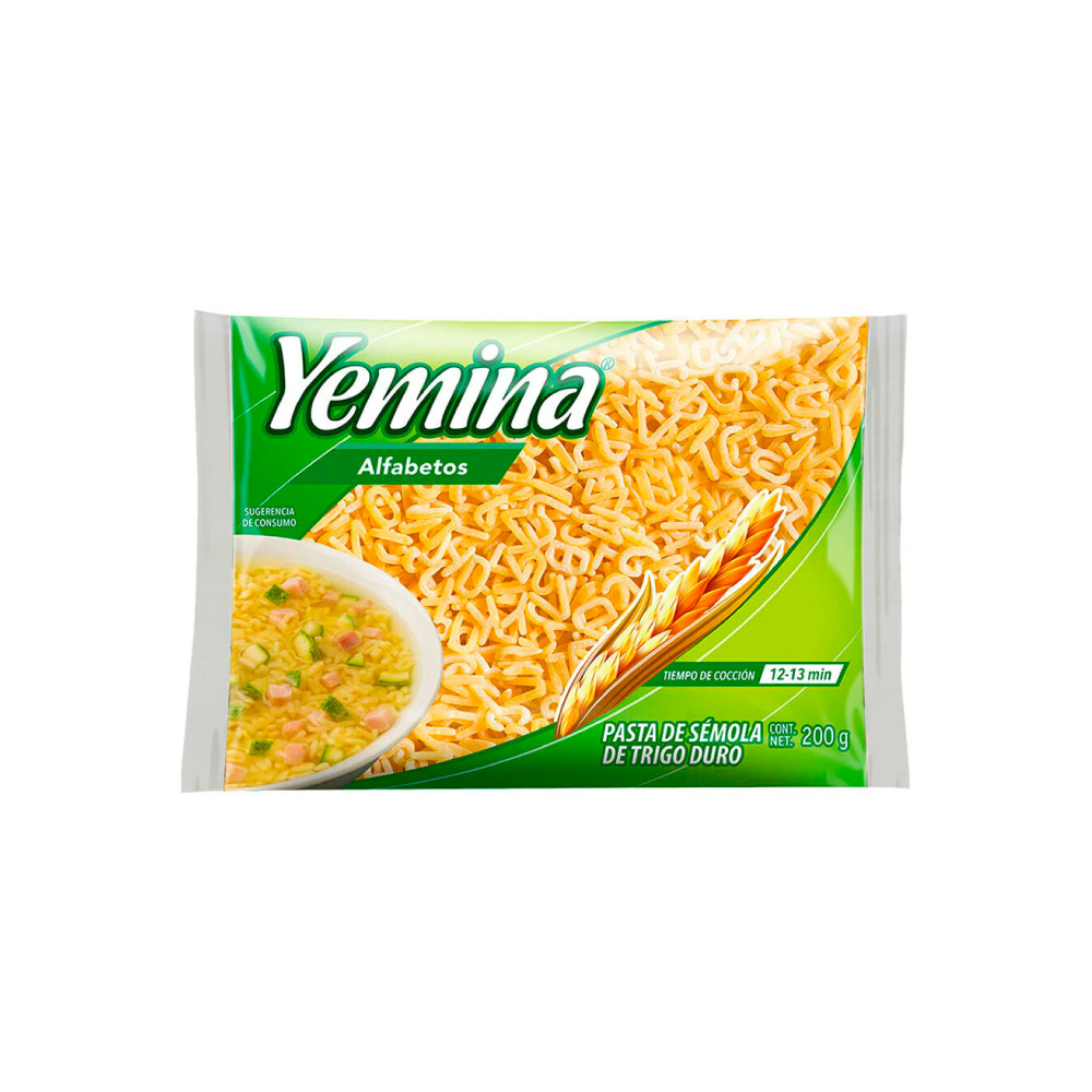 Sopa de pasta Yemina Alfabetos 200 g