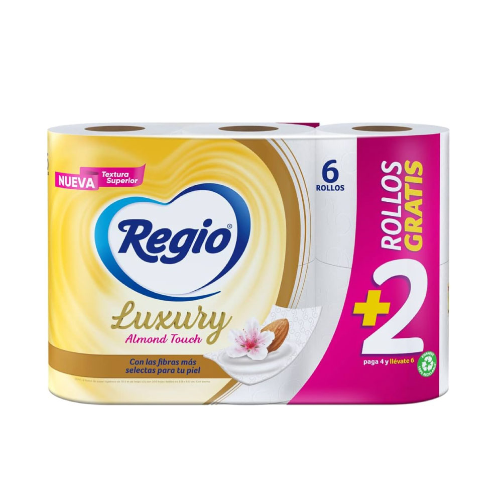 Higienico Regio Almond Touch 180 Hd 4+2 Gratis