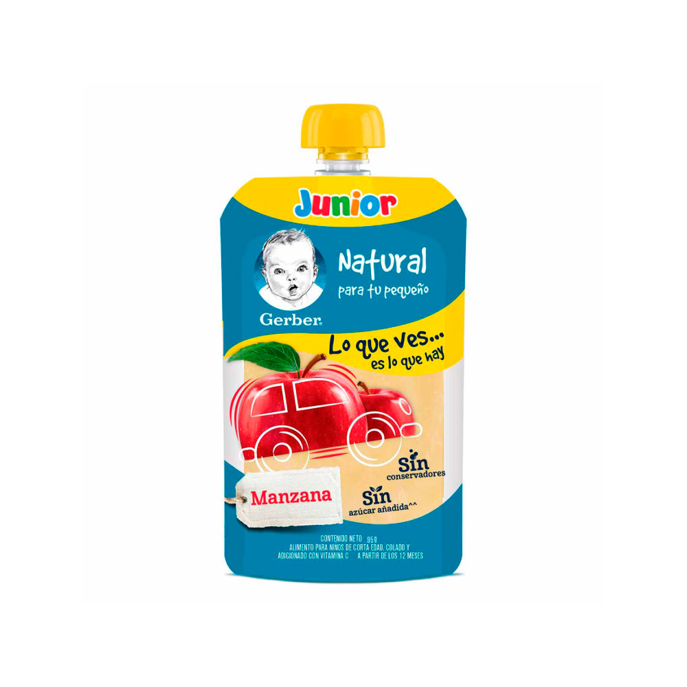 Papilla Gerber Manzana 95 g Pouch