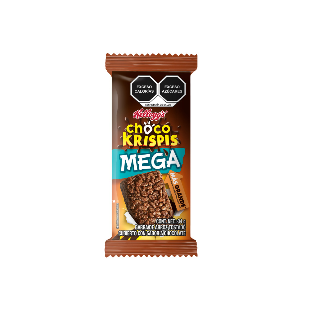 Kellogs Barra Mega Choco Krispis 32/34 Grs