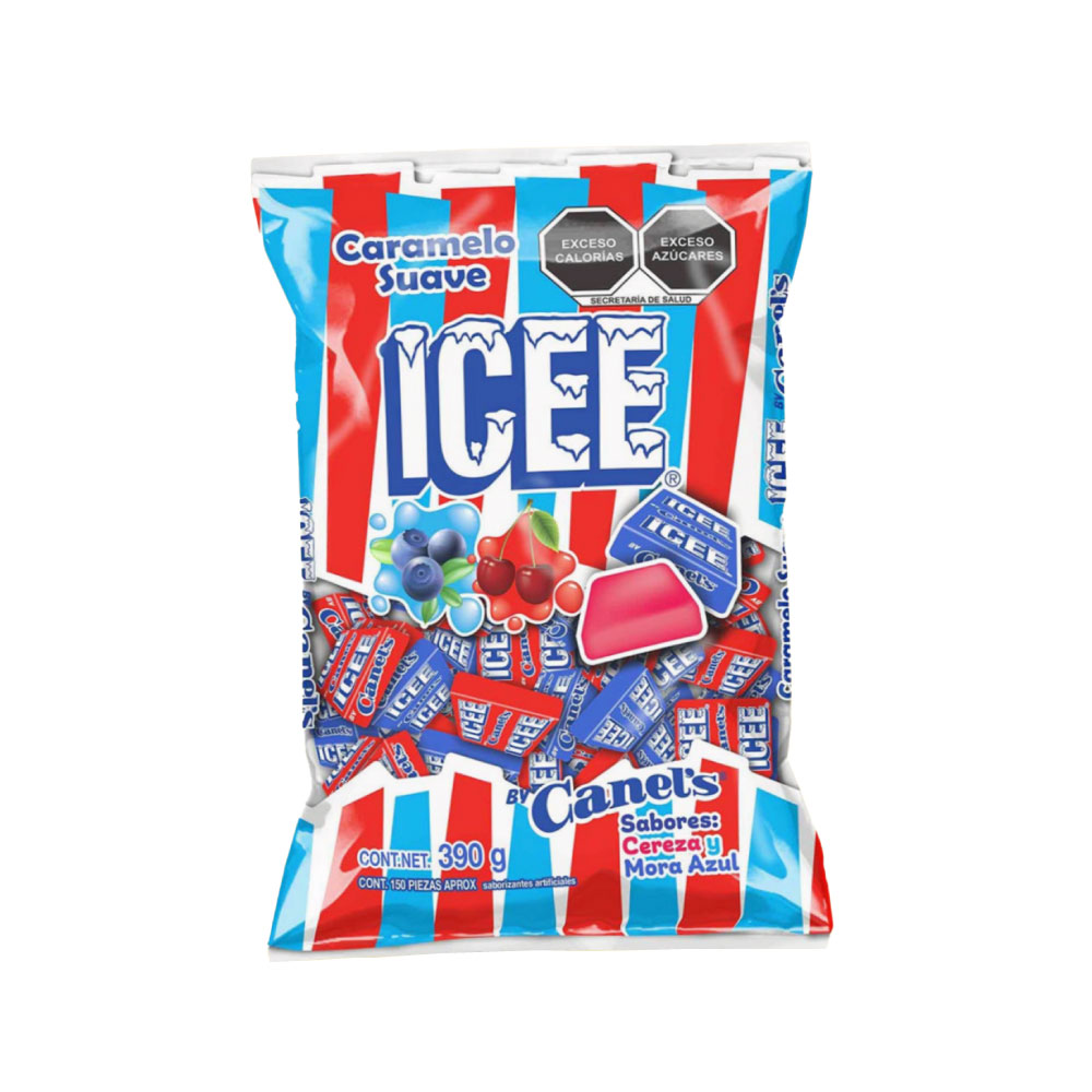 Caramelo Icee Suave Exh 150 Pz De 390 gr