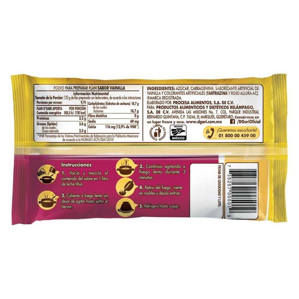 Flan D'Gari Vainilla 140 g