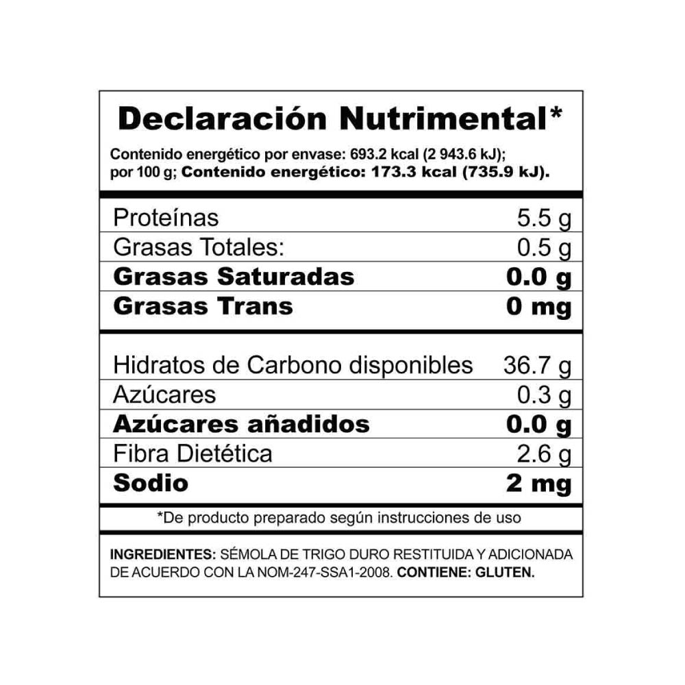 Sopa de pasta Corbata 200 gr