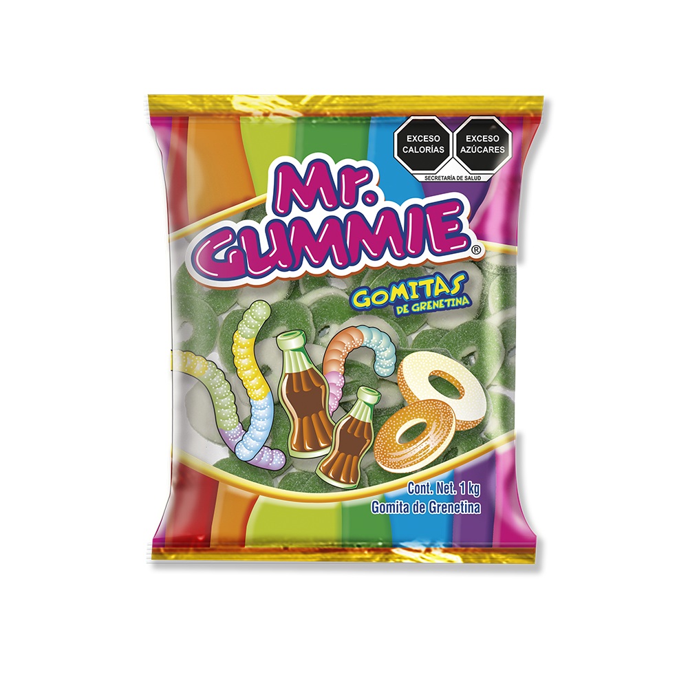 Mr. Gummy Aros Manzana 1 Kg