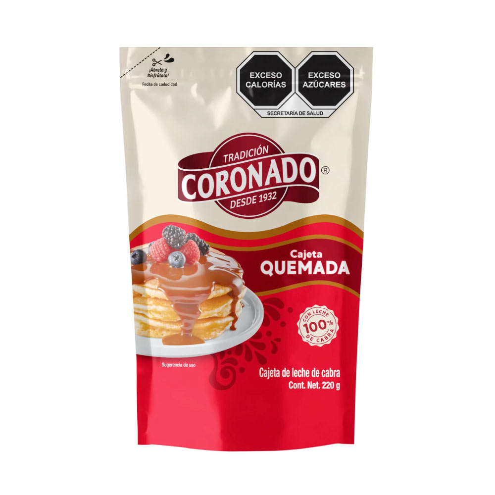 Coronado Cajeta Quemada Doy Pack 220 Gr
