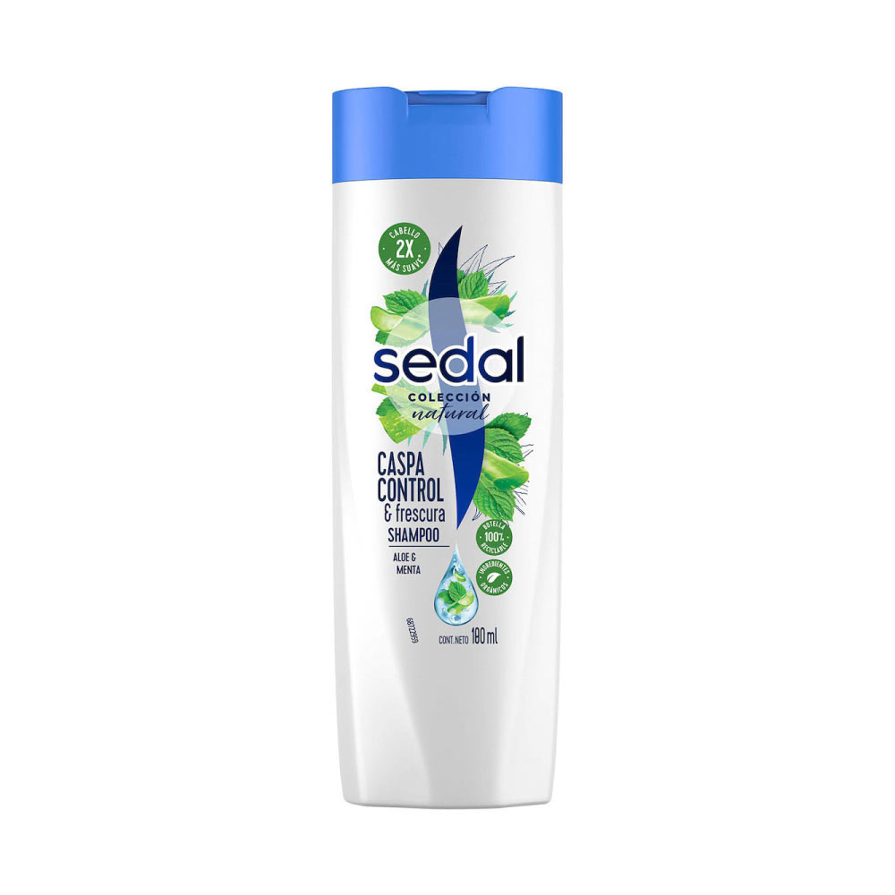 Sedal Shampoo Aloe Y Menta 180 ml