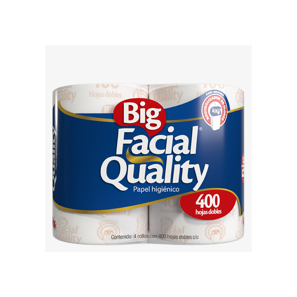 Big Facial Quality Higienico 800 Hd 4 Pz