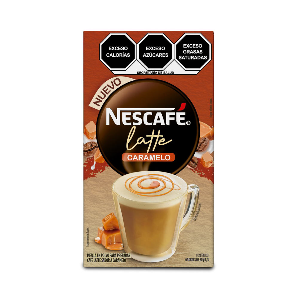 Nescafe Latte Caramelo 6 Pz De 20 Gr
