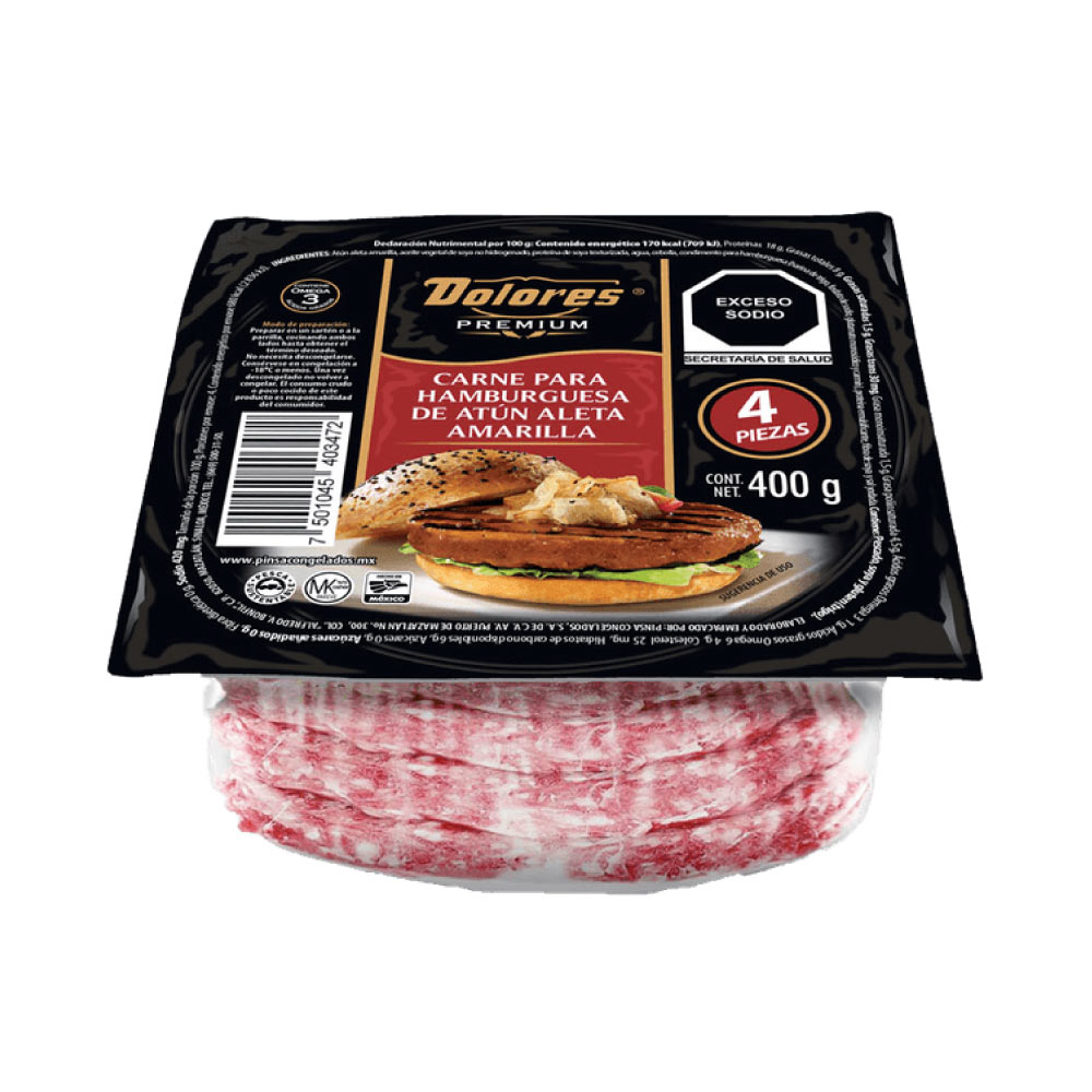 Dolores Hamburguesa De Atun 4 Pack 400 G