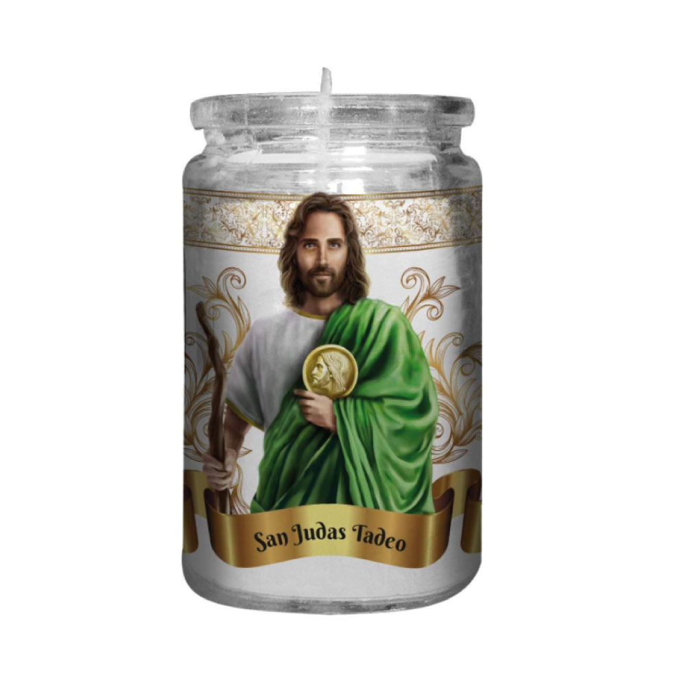 Veladora Aramo Vaso 100 Mini San Judas 1 pz