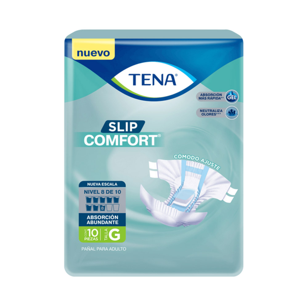 Tena Slip Comfort Pañal Adulto Gde 4 de 10 Pz