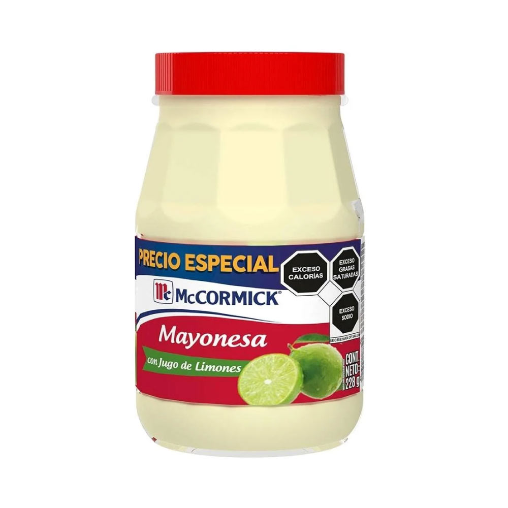 Mayonesa McCormick No. 8 190 g + 20% Gratis