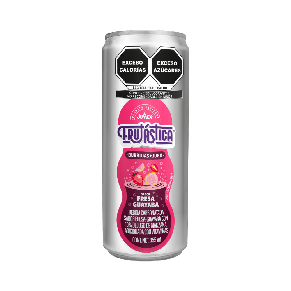 Frutastica  Lata Fresa Guayaba 12 de 355 Ml