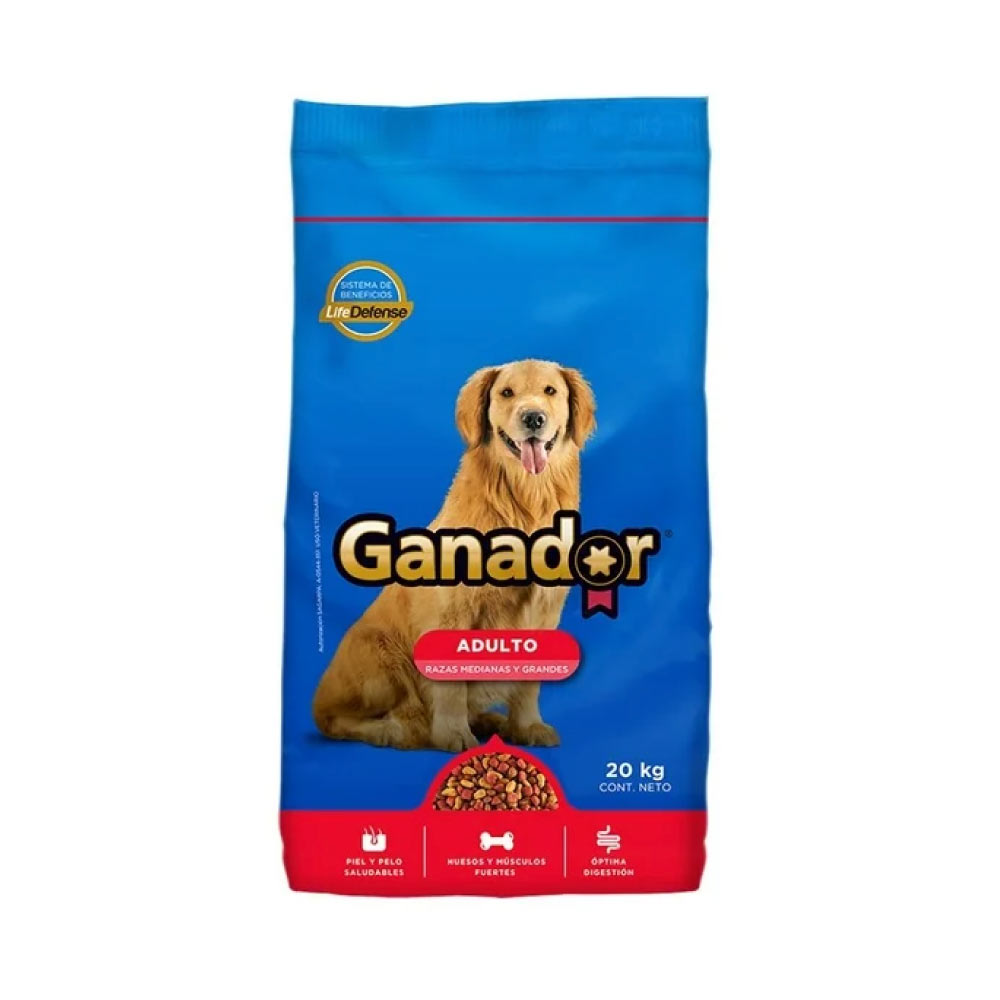 Ganador Alim Perro Adulto 20 Kg