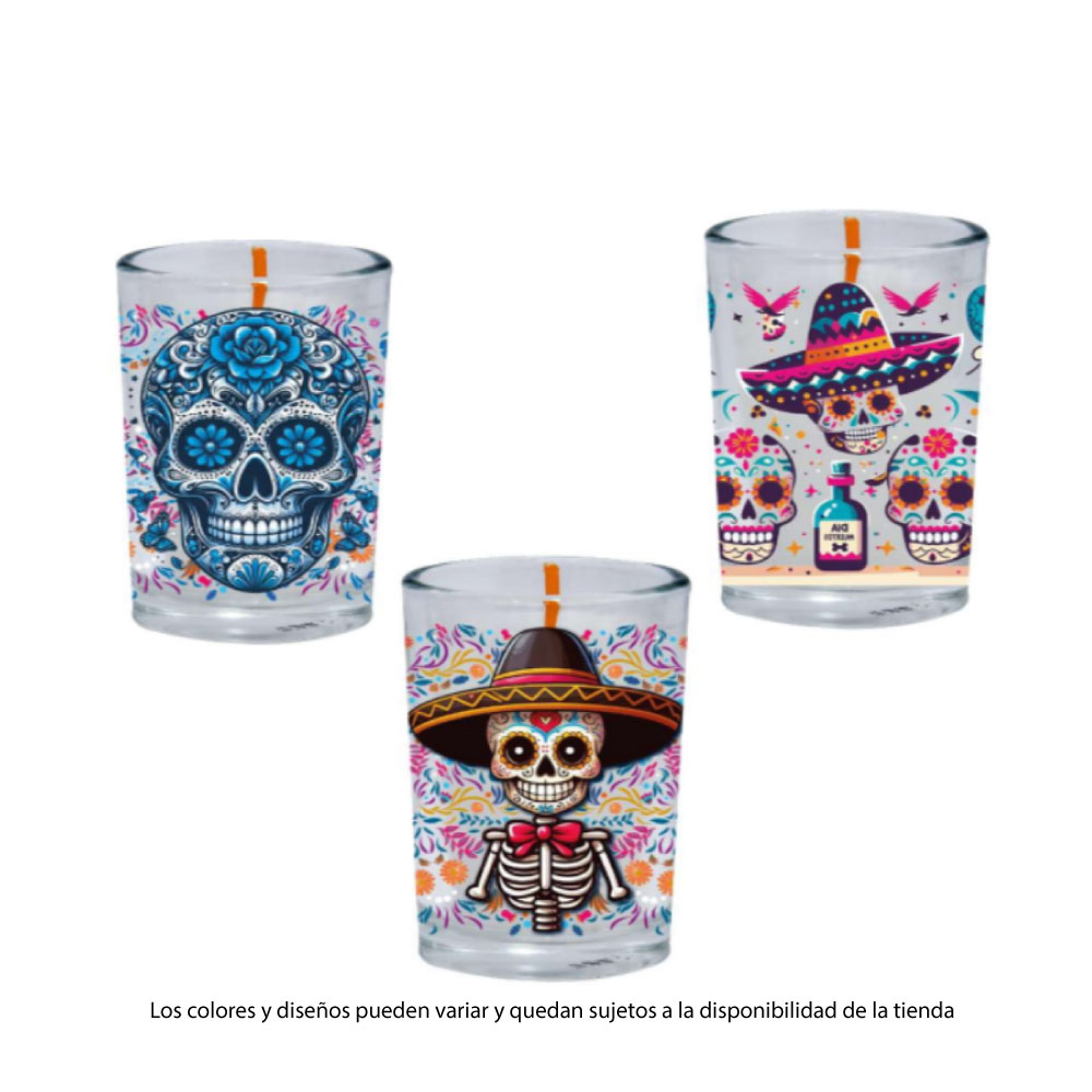Veladora Aramo Tequilero Muertos 1 pz.