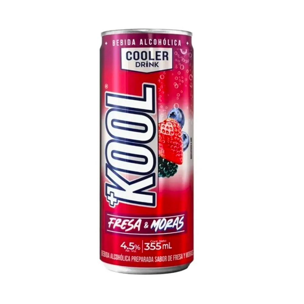 Kool Fresa y Moras bebida alcoholica 355 ml