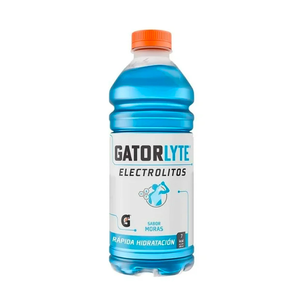 Gatorlyte Bebida hidratante sabor Mora Azul 591 ml