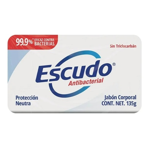Jabón de Tocador Escudo Protección Fórmula Original Azul 135 g