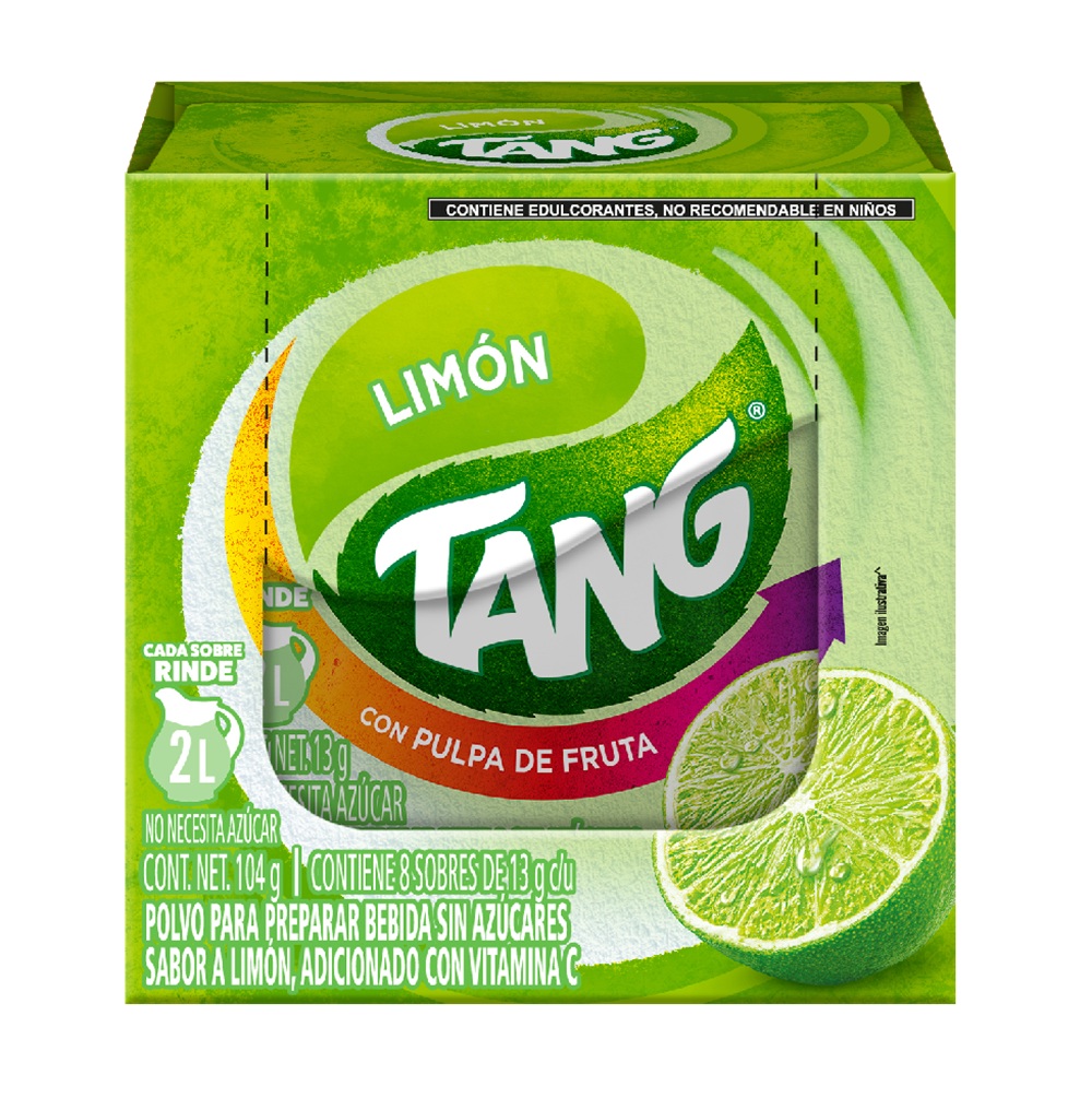 Tang sabor limón con 8 sobres de 13 gr