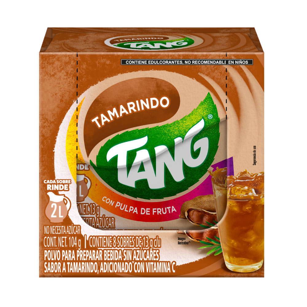 Tang Sabor Tamarindo Paquete con 8 sobres de 13 gr