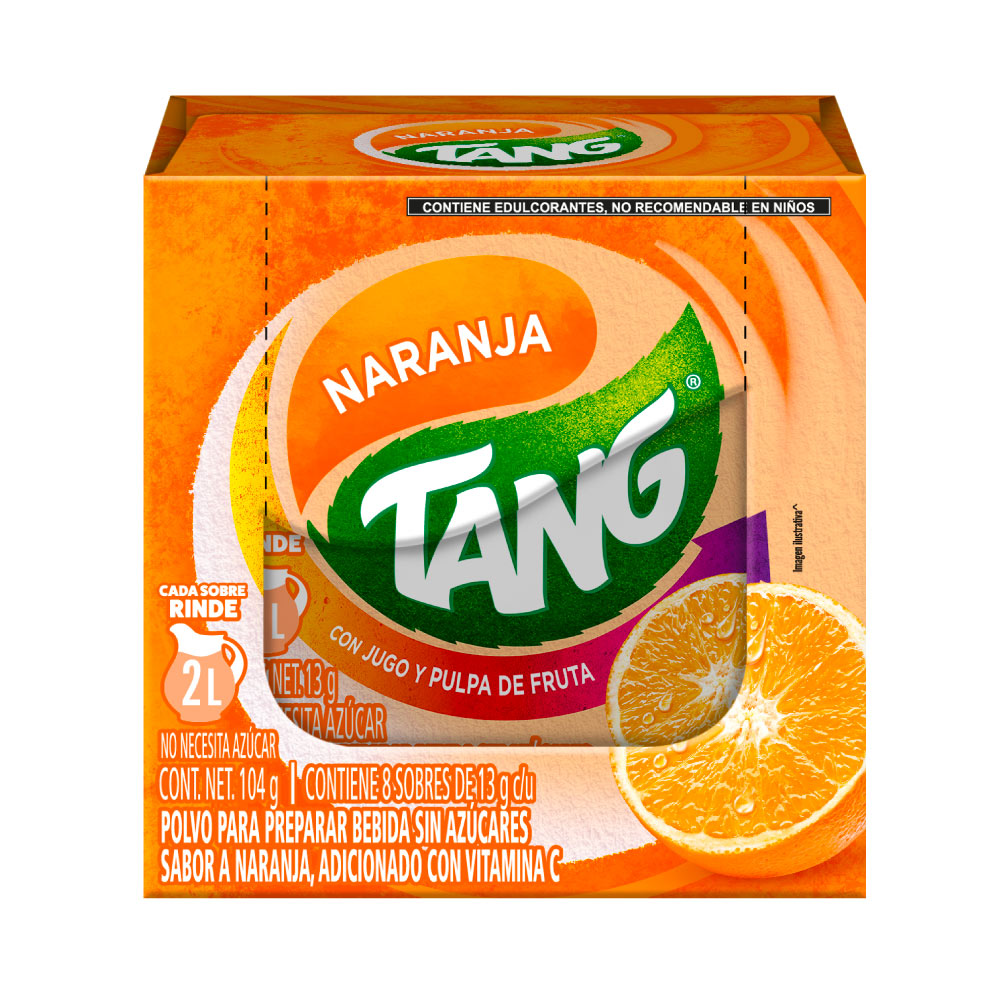 Tang Sabor Naranja Paquete con 8 sobres de 13 gr