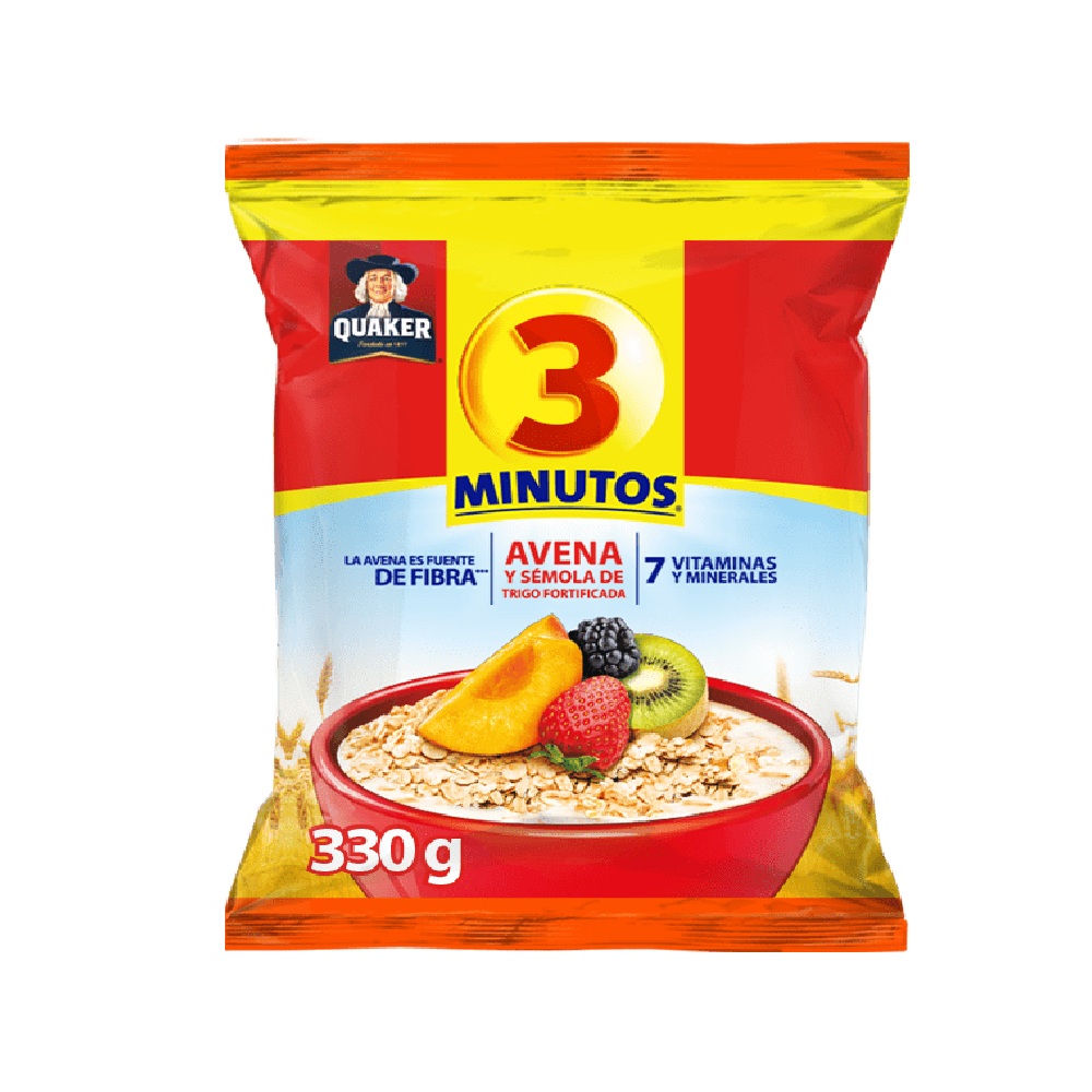 Tres Minutos Avena Bolsa 380 gr