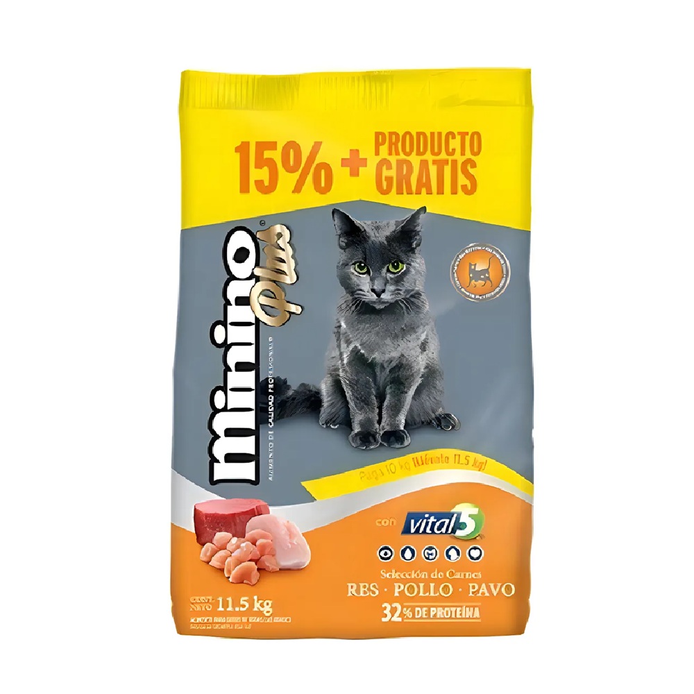 Minino Plus 10kg + 15% Gratis