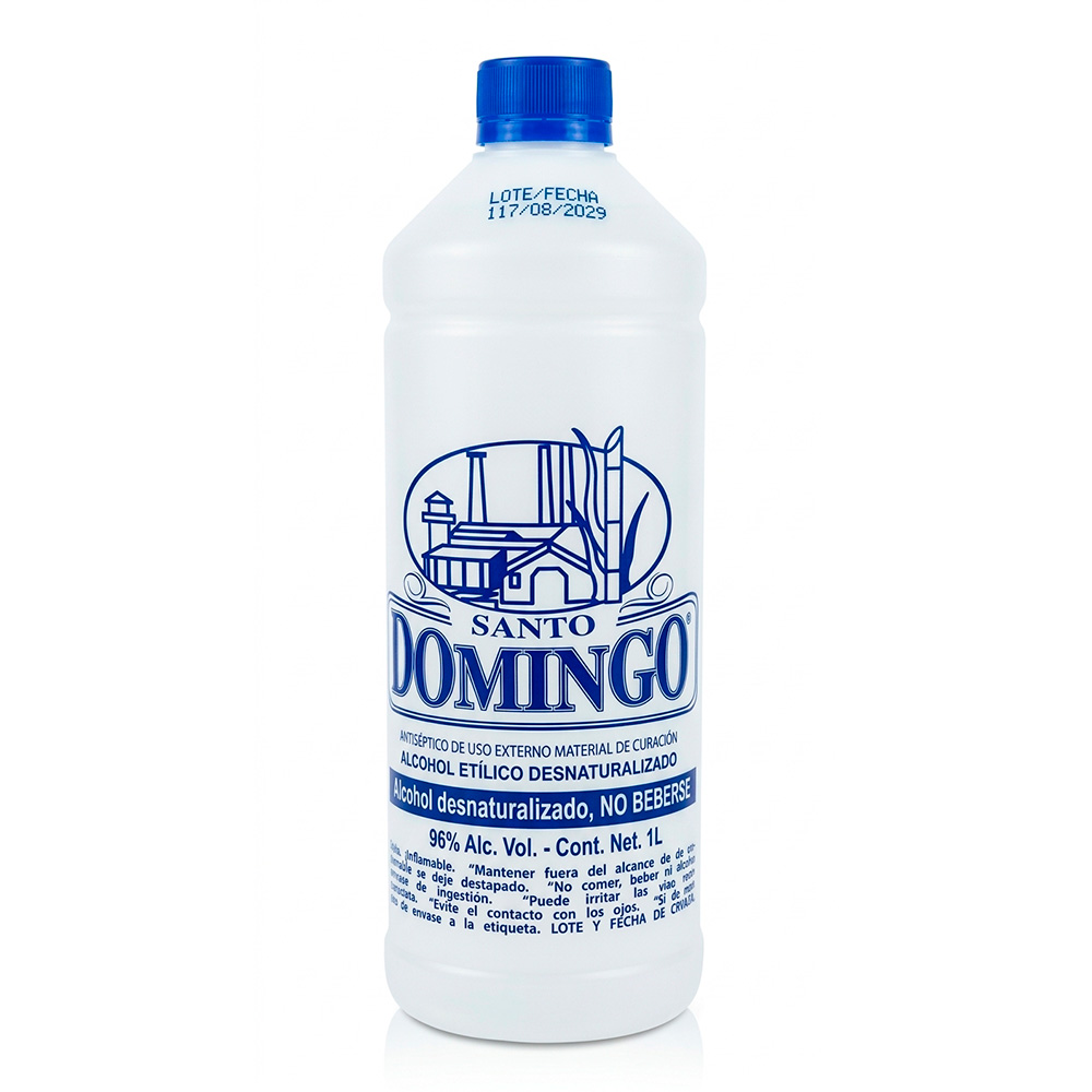 Alcohol Santo Domingo Etílico Desnaturalizado 70° 500 ml