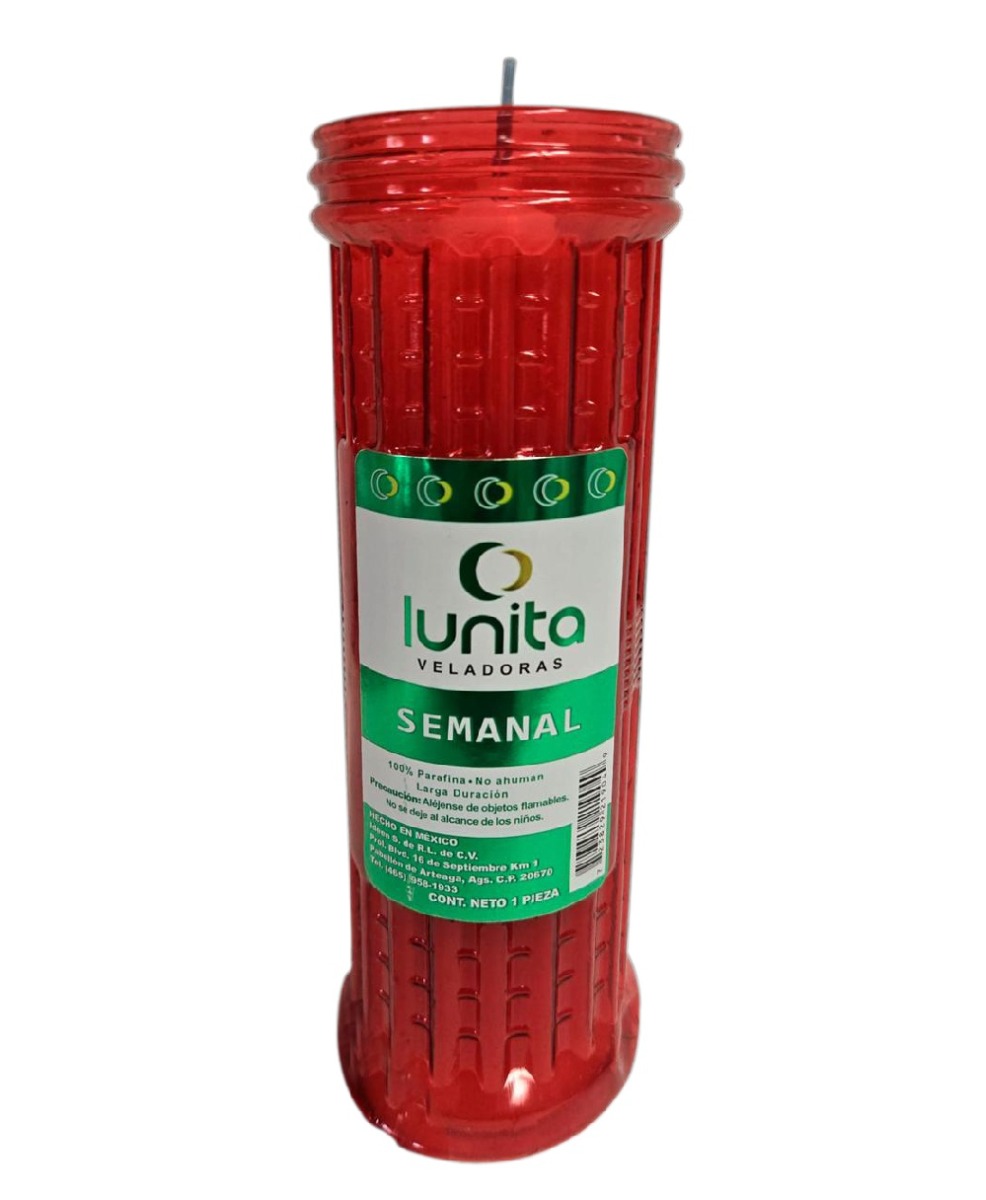 Veladora Lunita Ecologica Semanal Surt 1 pz.