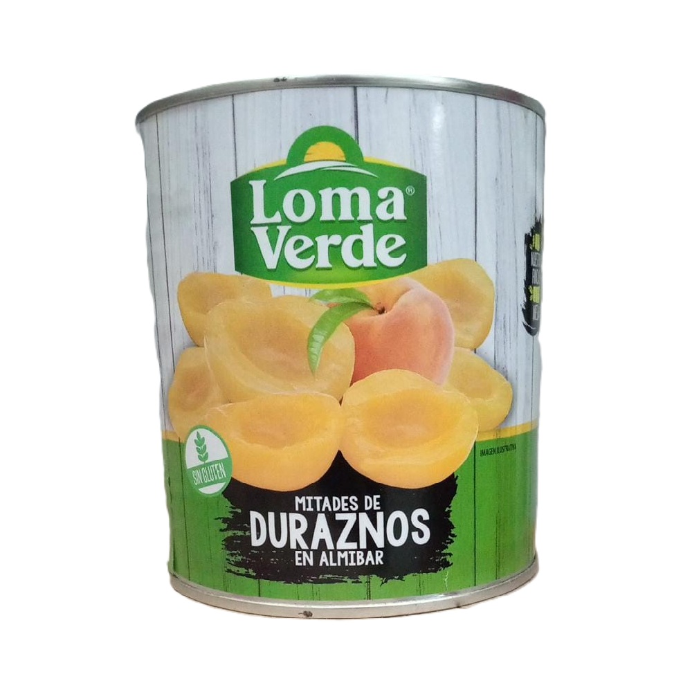 Duraznos Loma Verde En Mitades 820 gr