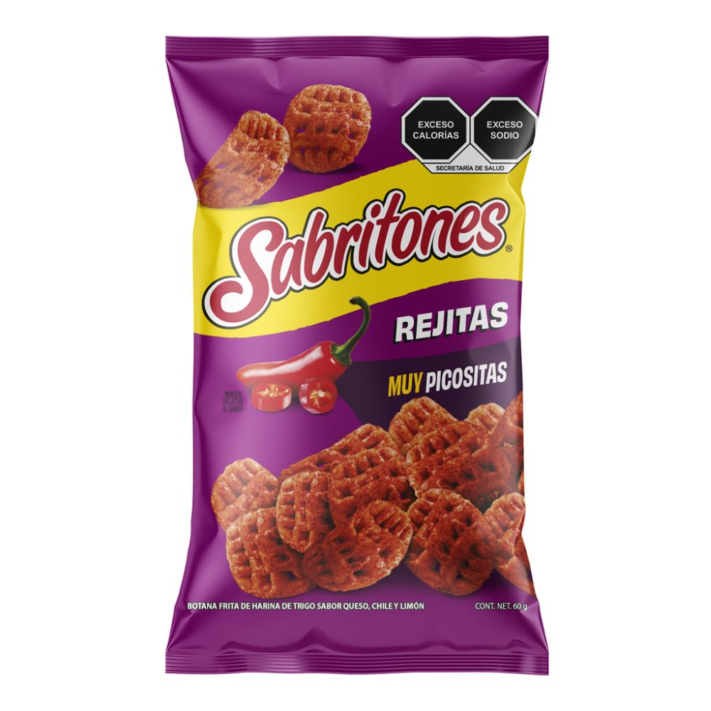 Botana Sabritones Rejitas Muy Picosas 60 gr