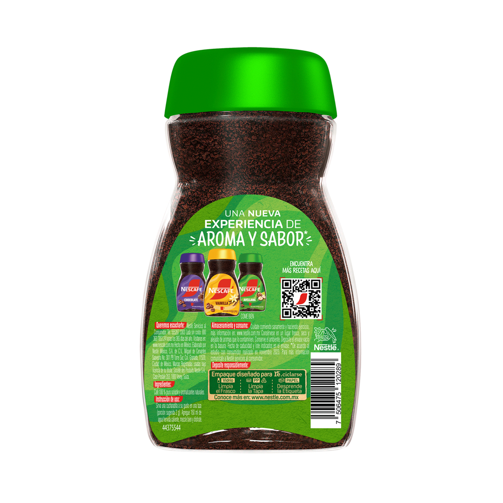 Cafe Nescafe Sabores Avellana 120 gr