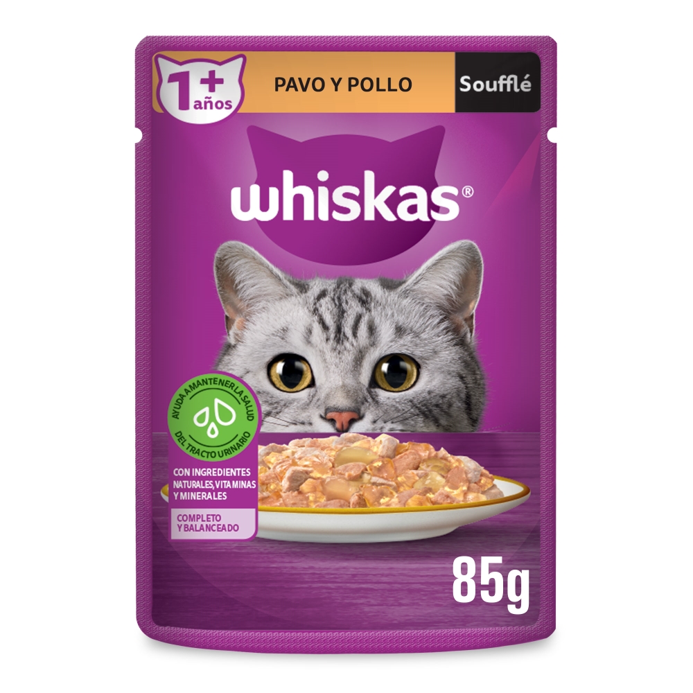 Whiskas Pouch Pollo Y Pavo sobre de 85 gr
