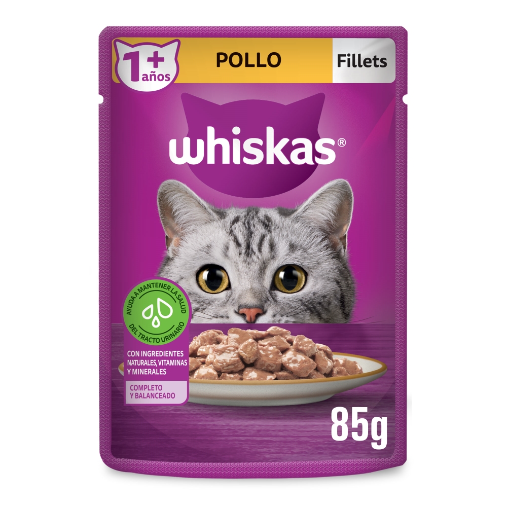 Whiskas Pouch Pollo sobre de 85 gr
