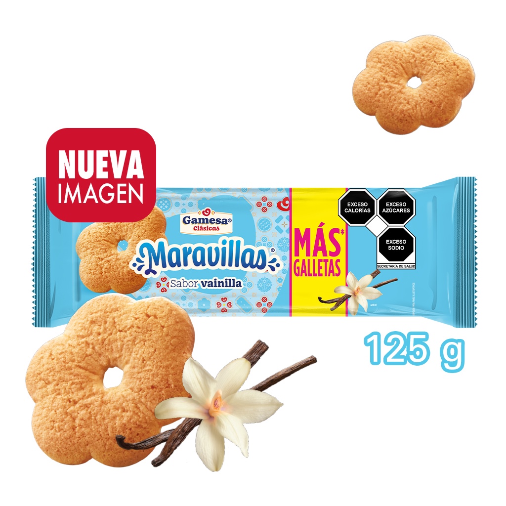 Galleta Maravillas Vainilla 125 gr
