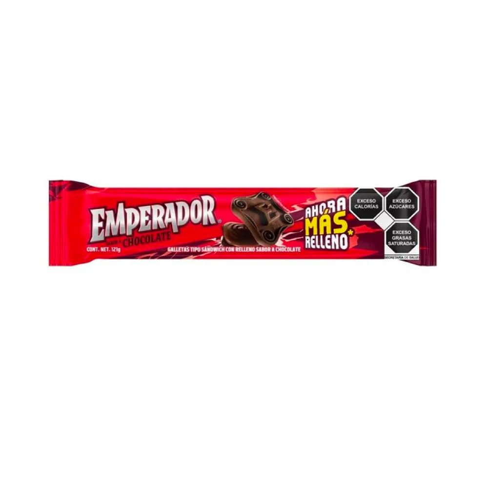 Emperador Chocolate mas relleno 121gr
