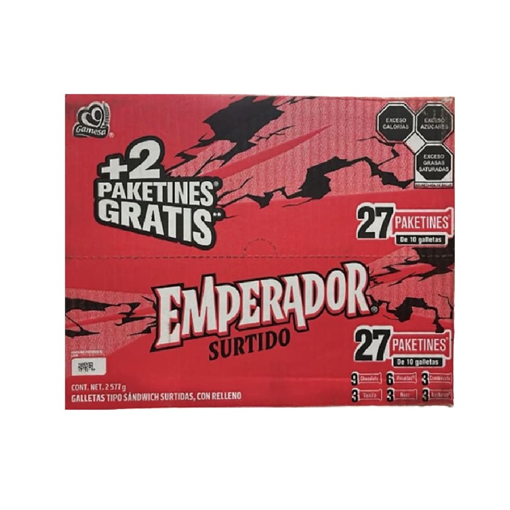 Galleta Emperador Surtido 27 pz