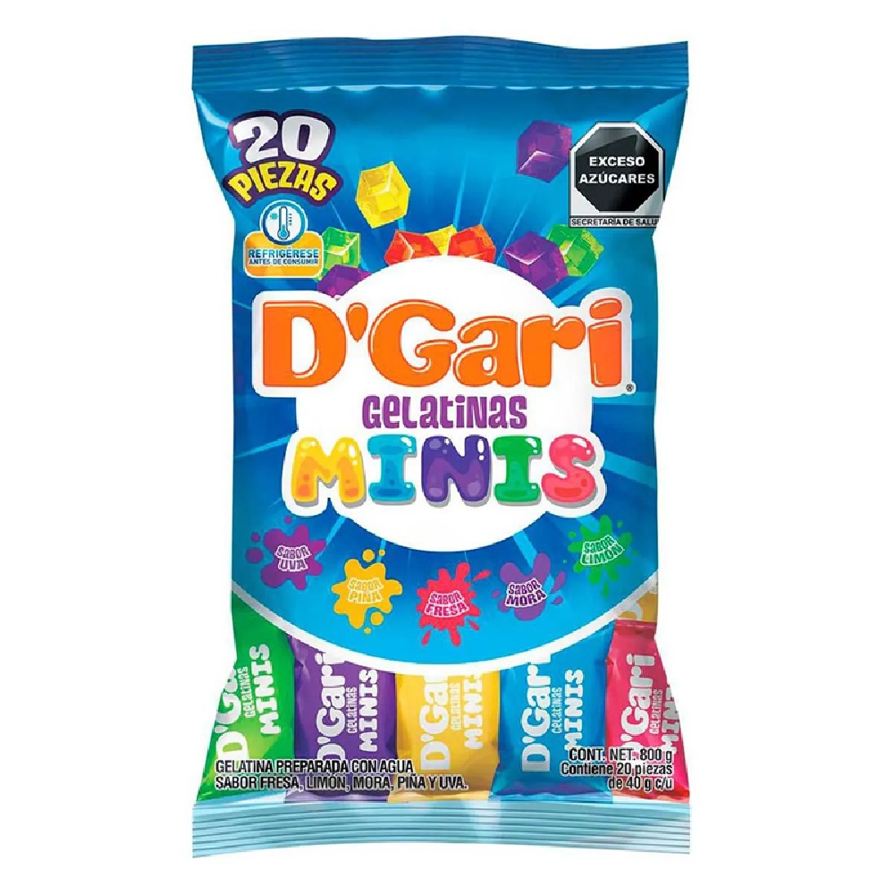 Gelatina Preparada D’Gari Minis 800 g