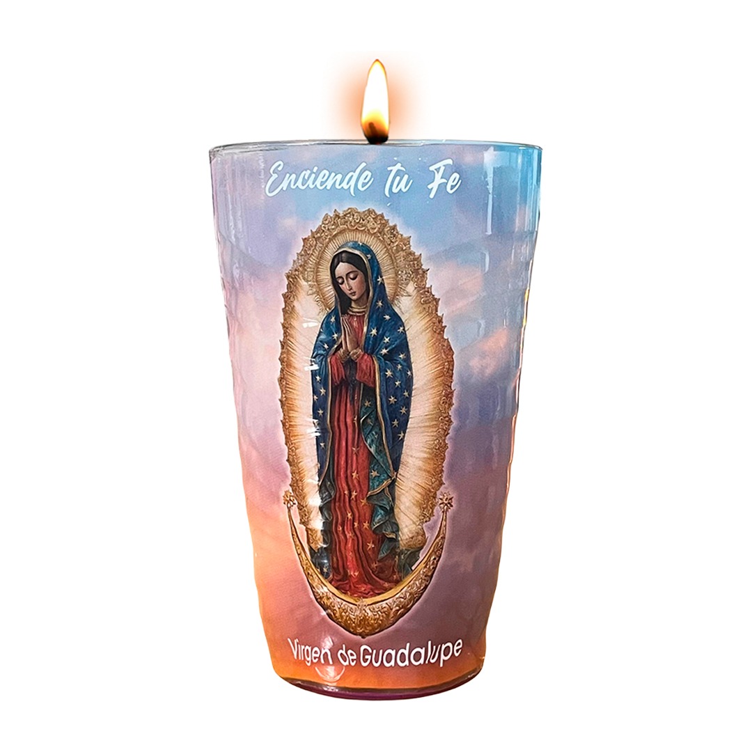 Veladora San Juan Colosal Virgen 1 pz.