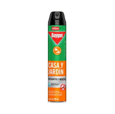 Insecticida Baygon Casa y Jardín 380 ml Aerosol
