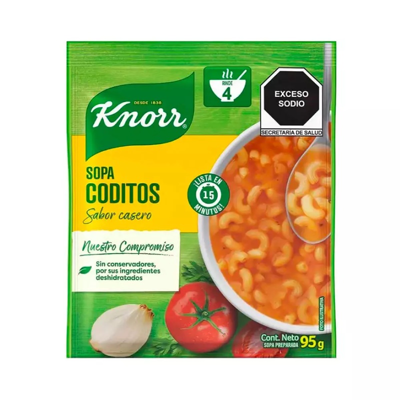 Sopa Instantanea Knorr Coditos 95 gr
