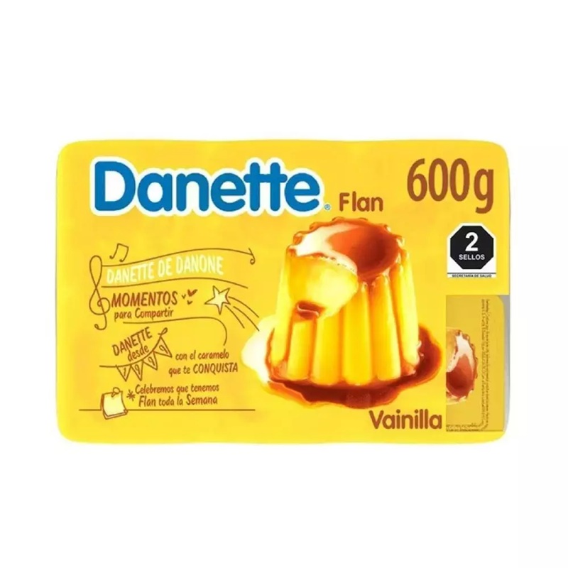 Flan Danette Vainilla 6 pz de 100 g