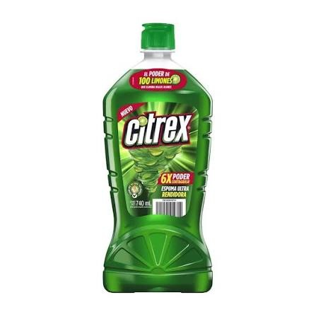 Lavatrastes Líquido Citrex Limón 740 ml