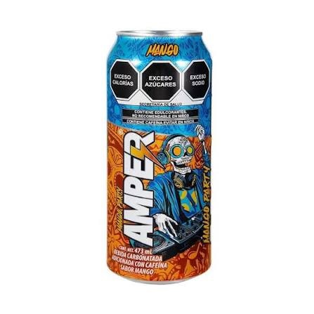 Bebida Energizante Amper Sabor Mango Party 473 ml