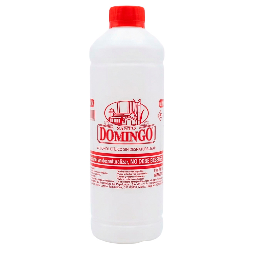 Alcohol Santo Domingo Etílico Sin Desnaturalizar 96° 250 ml