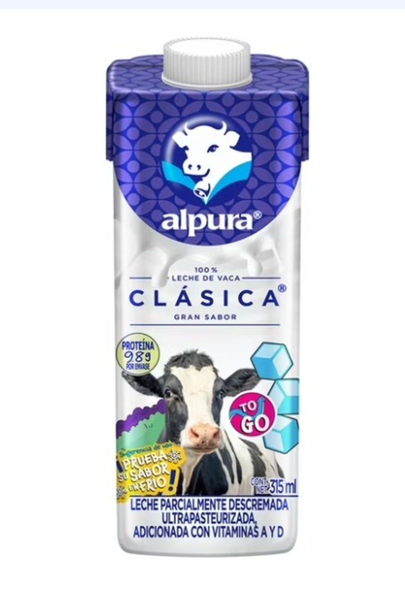 Leche Alpura Clásica UHT 315 ml