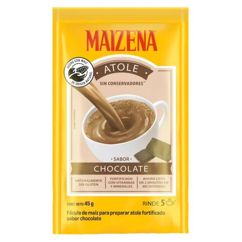 Fécula de Maíz Maizena Chocolate Sobre 45 Gramos