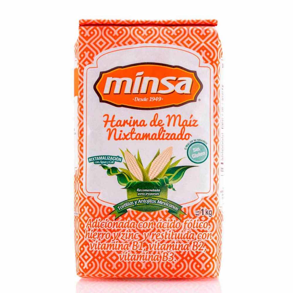 Harina de Maíz Minsa Bolsa 1 Kilogramo